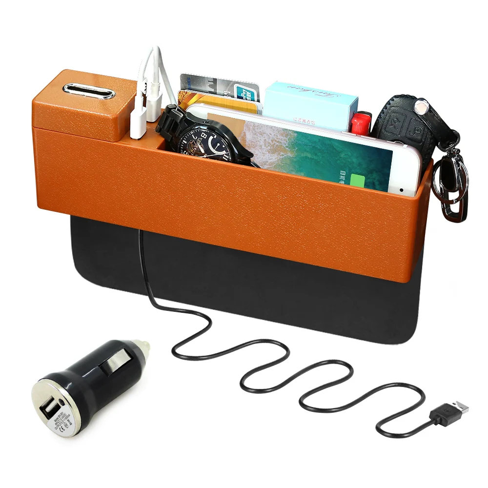 (2 USB Порты и разъёмы) автокресло щелевая коробка для хранения сиденья Gap