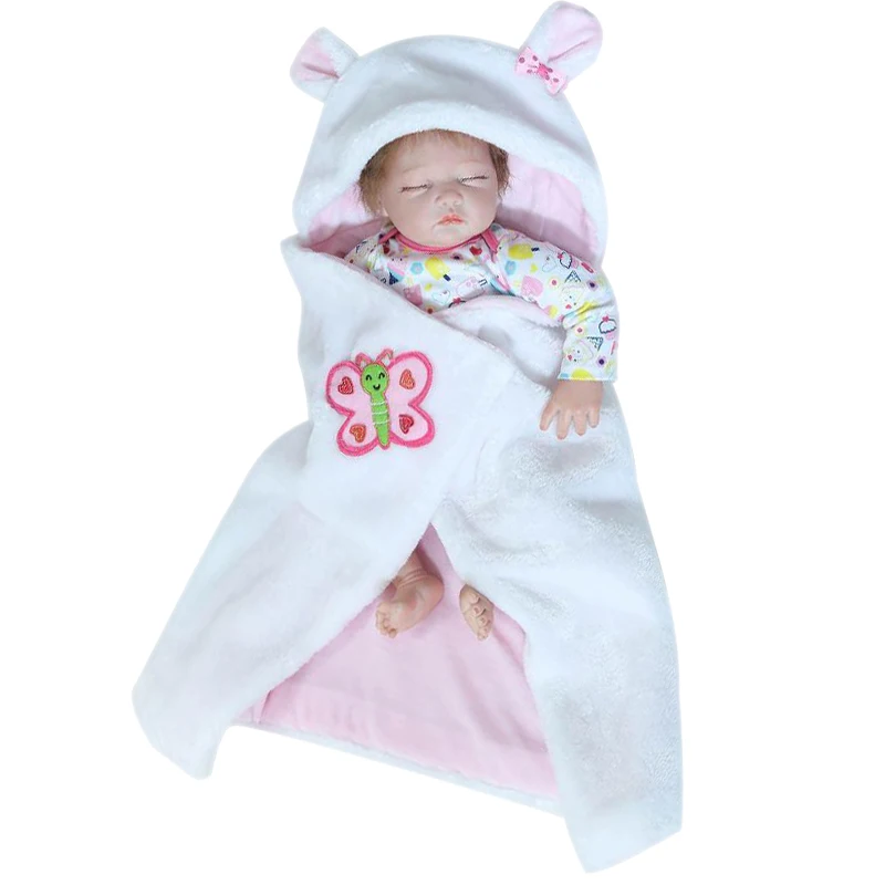 

Hot Selling NPK 55cm/22" Cute Silicone Imitation Reborn Baby Doll Kids Sleeping Playmate Toys Birthday Gift