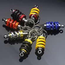 Универсальная регулируемая подвеска для салона автомобиля из сплава, брелок с пружиной Coilover, тюнинговая часть для автомобиля, брелок с амортизатором, подарок