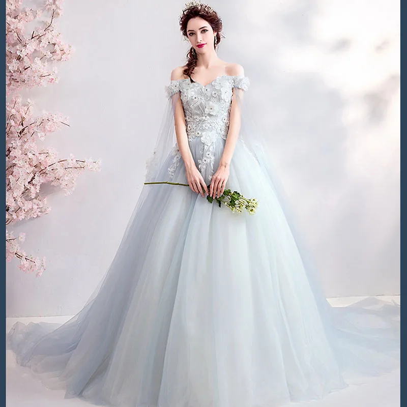 Это Yiya свадебное платье с открытыми плечами Цветочные Свадебные платья без рукавов плюс размер v-образным вырезом с открытой спиной Robe De Mariee E632