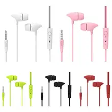 

Subwoofer Wired Earphone Universal Earpiece For IPhone Android Mobie Phone Dedicated In-Line Control Music