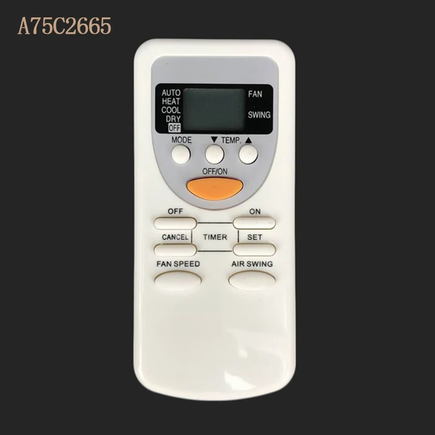 

New A75C2665 Replacement For PANASONIC Air Conditioner Remote Control AC A/C a75c2663 a75c2664 2953 a75c2581 Fernbedienung