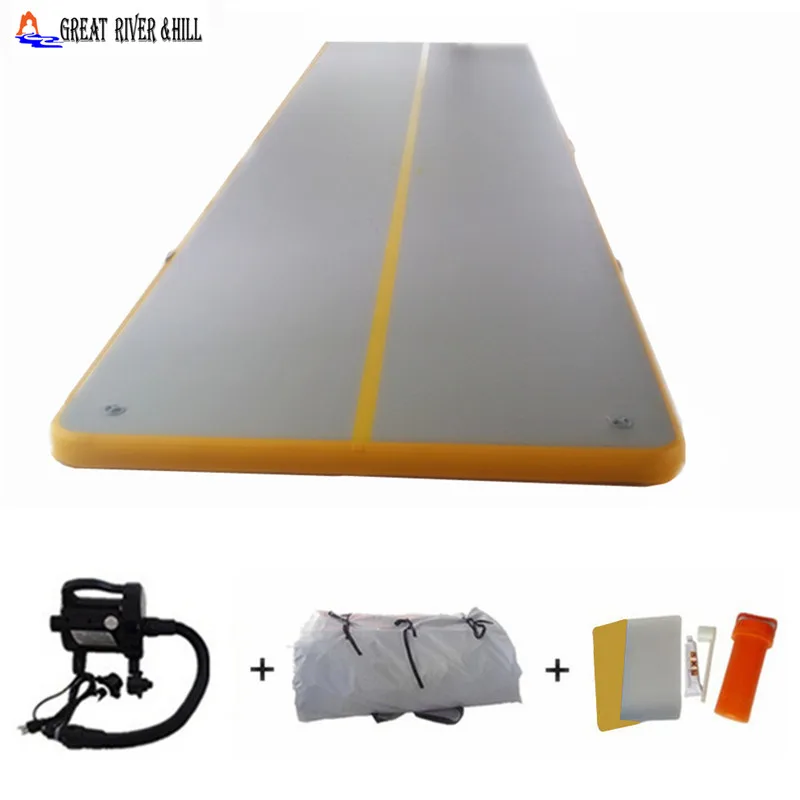

new color 5mx1.8mx0.1m inflatable air track gymnastics mat