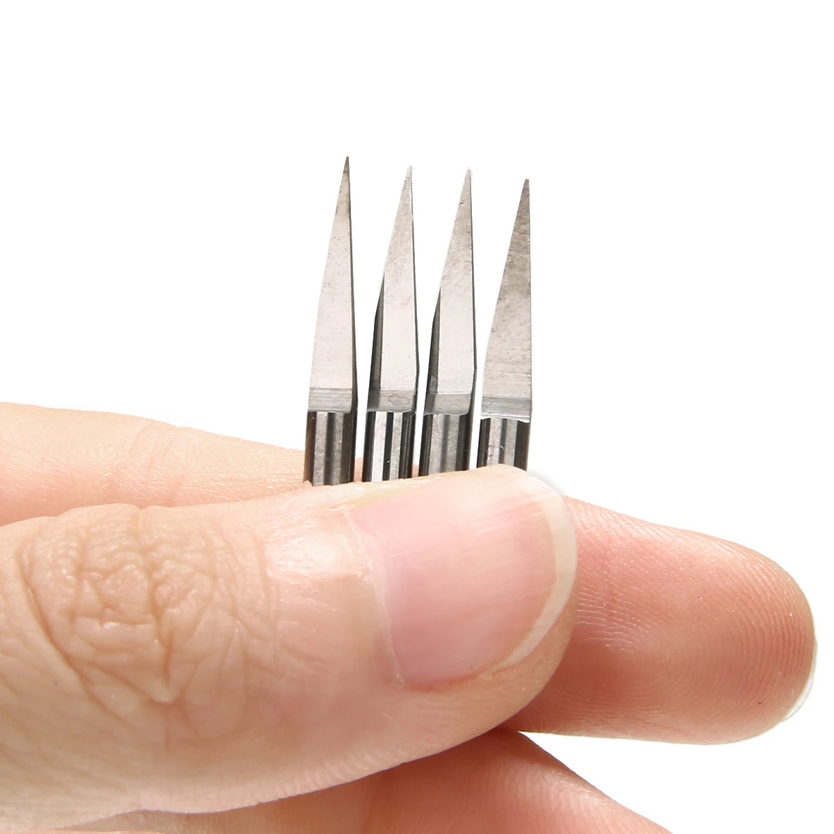 20pcs Carbide PCB Engraving Bits 3.175mm CNC Router Bit 10/15/20/30 Degree Milling Cutter Tools