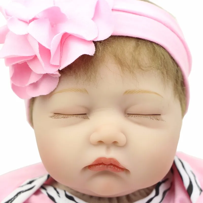 Ceny 22 Cal 55cm bebes Reborn miękkie silikonowe ręcznie robione lalki dla niemowląt
