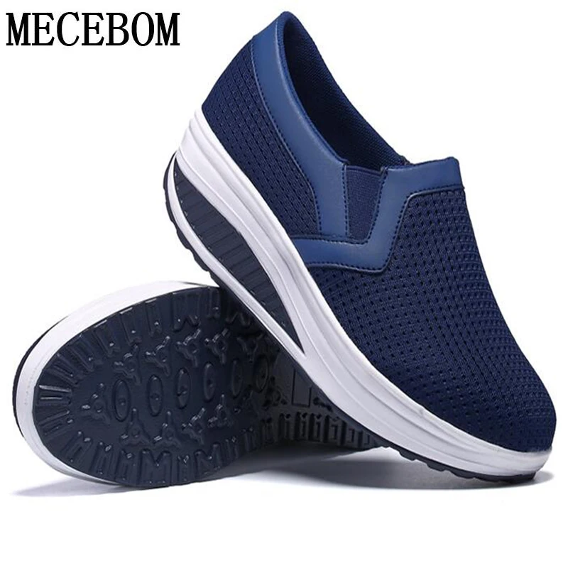 Весенние лоферы на плоской платформе Женская обувь из дышащей сетки Zapatos Mujer