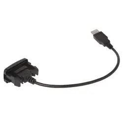 AUX USB порт кабель адаптер 12-24 В шнур провод usb зарядный адаптер для ТОЙОТА Виго