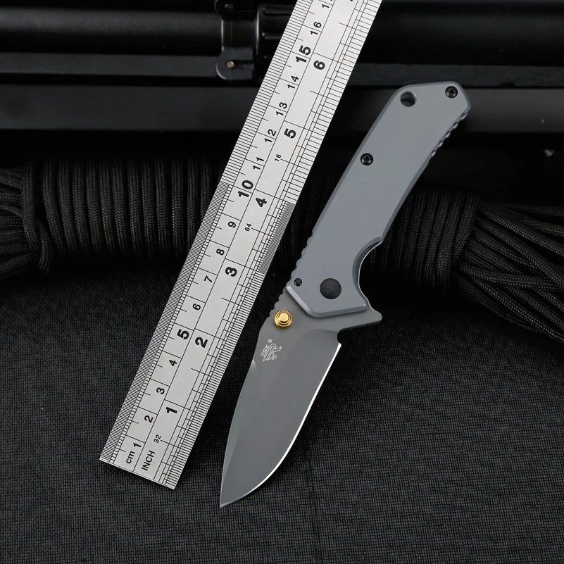 

Sanrenmu 7056 pocket folding knife 8cr14 mov camping outdoor hunting survival tactical fishing tool portable edc