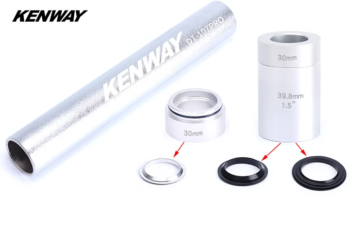 

KENWAY Mountain Bike Fork Base Installation Tools MTB Bicycle Headset Bottom Washer Setting Tool for 28.6mm 1.5 1.25 Fork
