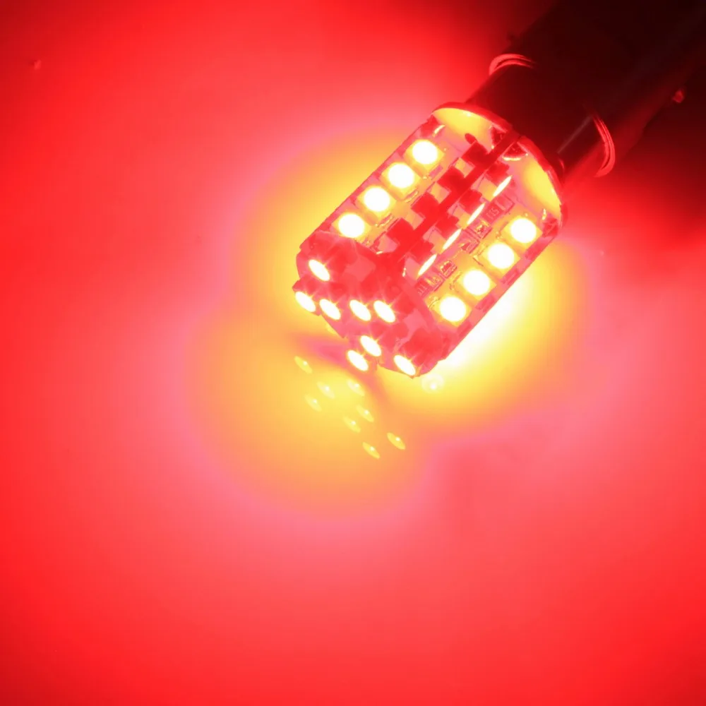 ANGRONG 2x567 PR21/5W 780 BAW15d лампа 40 SMD красный светодиодный индикатор задние стоп сигналы