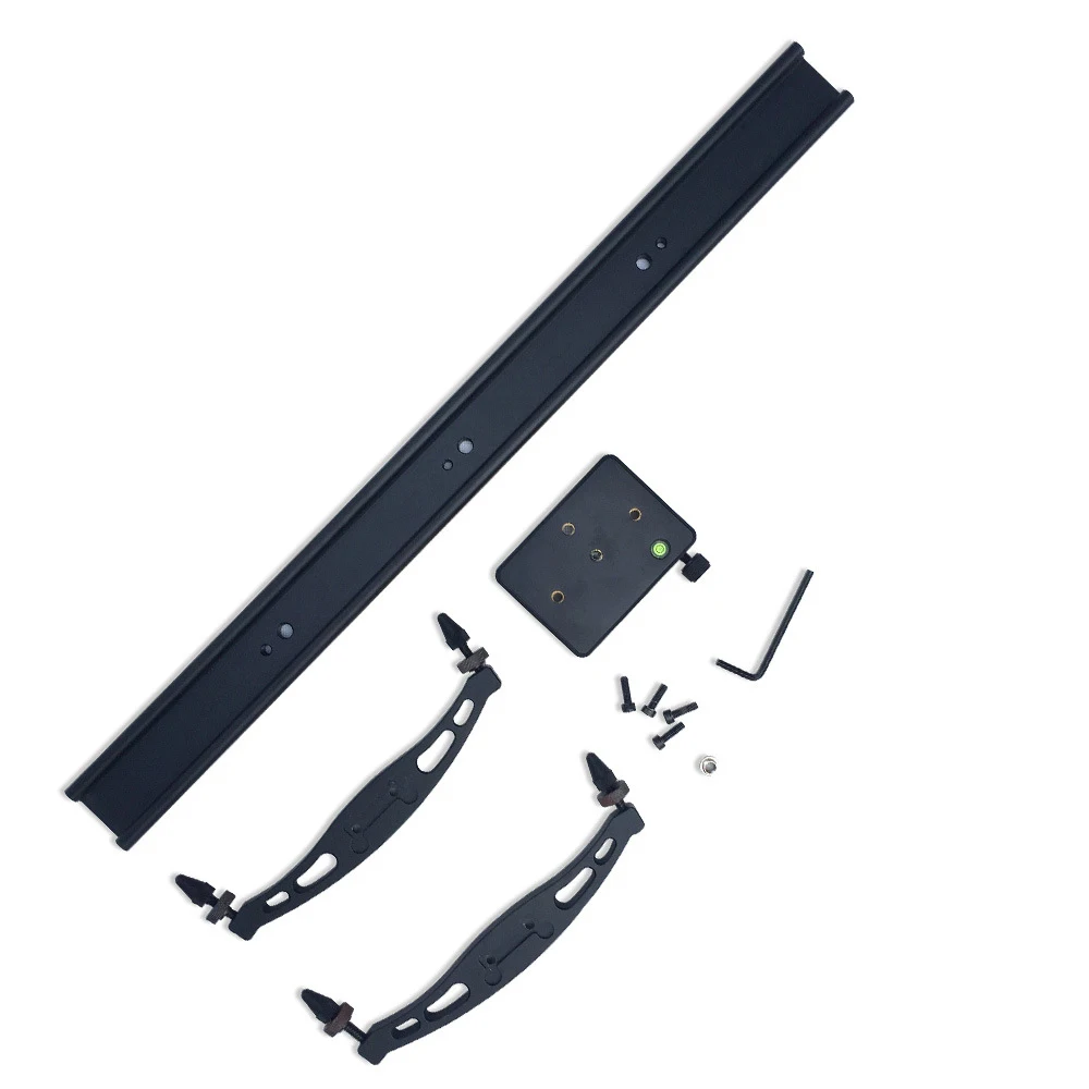 60cm Camera Track Dolly Slider Rail System for Nikon Canon Sony Stabilizing Movie Film Video Making Photography DSLR Camera