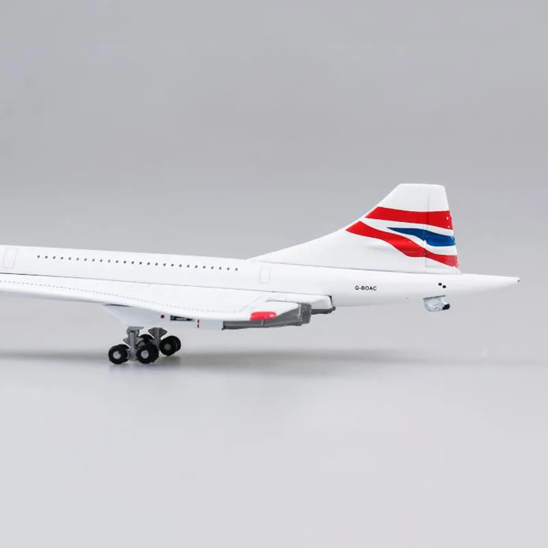 15CM 1:400 Concorde Air British 1976-2003 Airline Model Alloy Collectible Display Toy Airplane Model Collection Kids Children