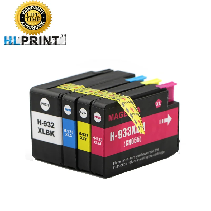 932XL 933XL 932 933 Совместимый картридж для hp Office jet 6100 6600 6700 7110 7610 7612 принтер 4 шт./компл.|ink
