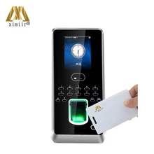 Multibio800-H распознавание лица двери Система контроля доступа время посещаемости лица отпечатков пальцев 13,56 МГц IC карты времени часы