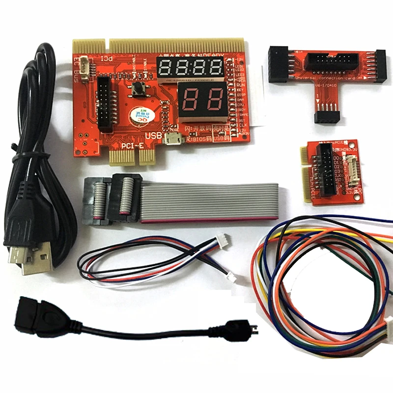 

Upgraded version KQCPET6 V6 Type B Card Desktop Laptop Computers Mobile Phone Diagnostic Card For PCI/PCIE/LPC/MiniPCI-E/EC