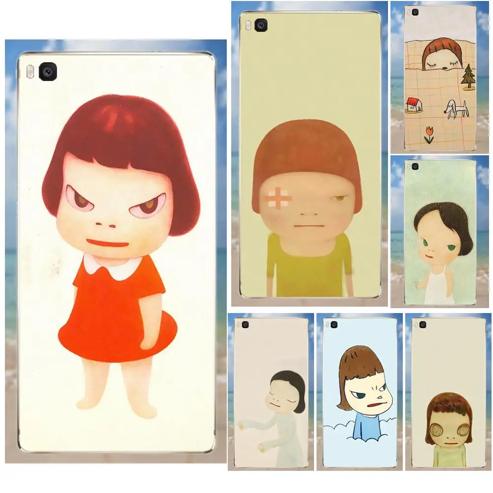 

Kmuysl Soft Fashion Cell Phone Case Yoshitomo Nara For Huawei G7 G8 Honor 5A 5C 5X 6 6X 7 8 V8 Mate 8 9 P7 P8 P9 P10 Lite Plus