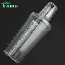TOPINCN 500 мл шейкер для коктейлей бармен Бар прозрачный ПК смолы мезонирующий миксер со шкалой