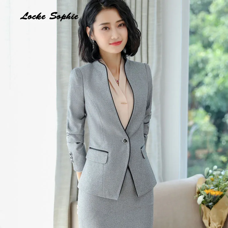 1pcs Women Plus size Blazers coats 2019 Spring cotton Single button V-neck Small Suits jackets ladies Skinny Blazers Suits coats