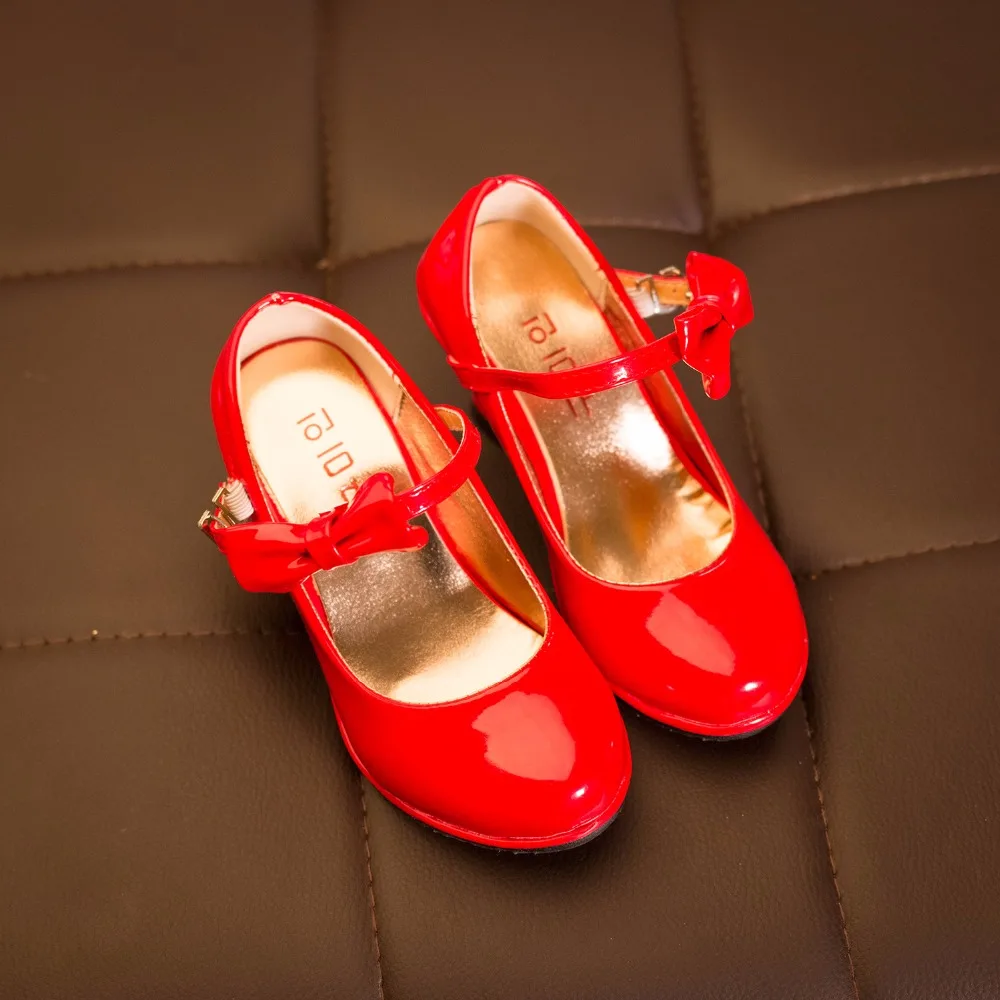 2018 New Kids Shoes For Girls School Shoes For Party And Wedding Flower