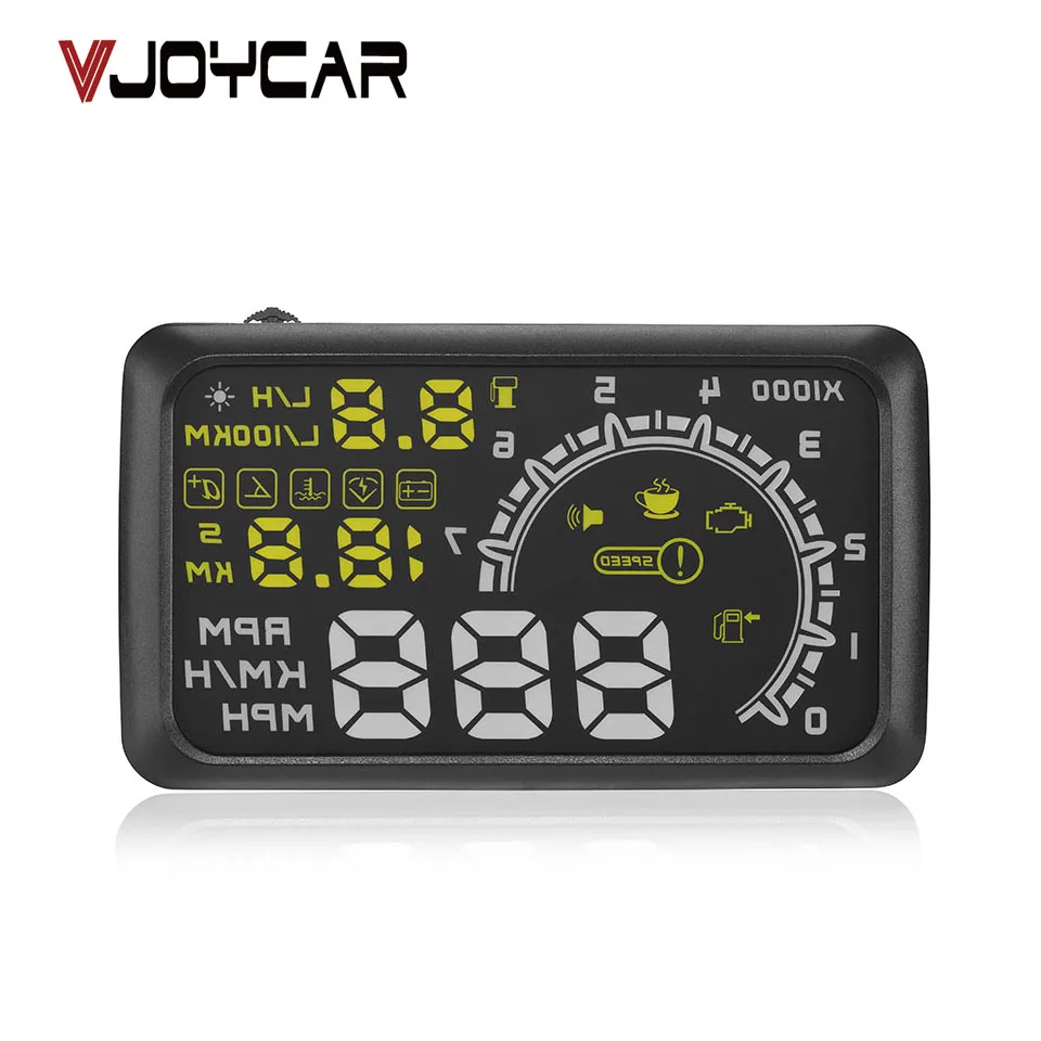 VJOYCAR 4C Популярные OBD2 Hud автомобиль Скорость лобовое стекло проектор OBD цифровой