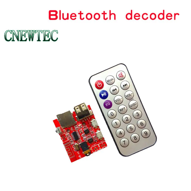 

Bluetooth Decoding Board Support to decode WAV/APE/FLAC/MP3 files losslessly USB Audio U Disk TF Card IR remote control