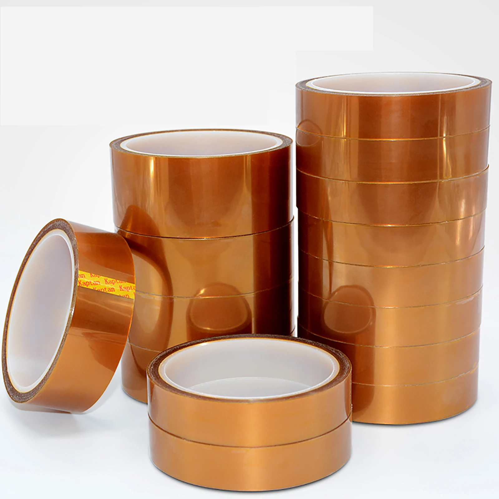10M/Roll Double sided Kapton Tape Adhesive High Temperature Heat Resistant Polyimide 0.1mm