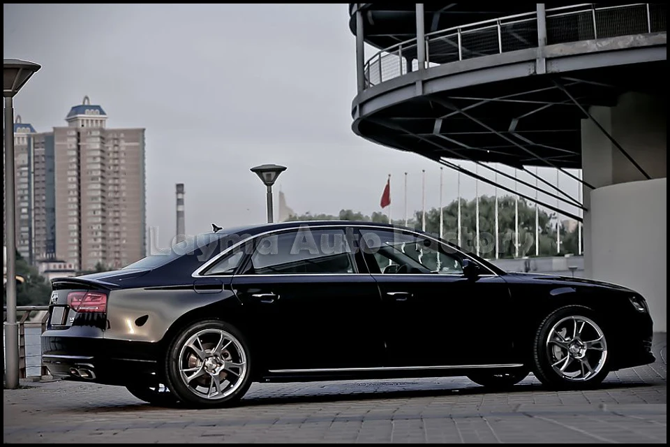 Задний спойлер багажника из углеродного волокна ABT для AUDI A8 D4 2010 2011 2012 2013 года A8 CF(3 шт