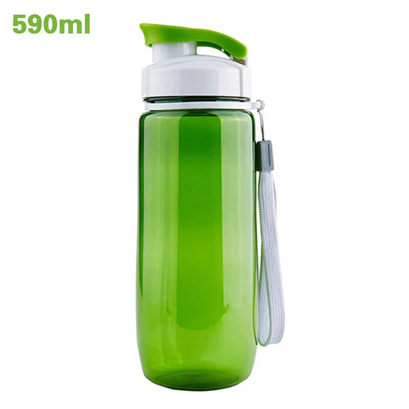 Портативная Спортивная бутылка для воды с защитой от протечек для спорта, путешествий, велосипеда, пеших прогулок, бутылка для питьевой воды, посуда для напитков 590 мл/560 мл