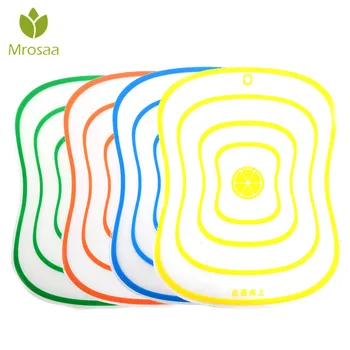 

Kitchen Chopping Blocks Tool Flexible Transparent Cutting Board Kitchen PP Cutting Boards Classification Chopping Board