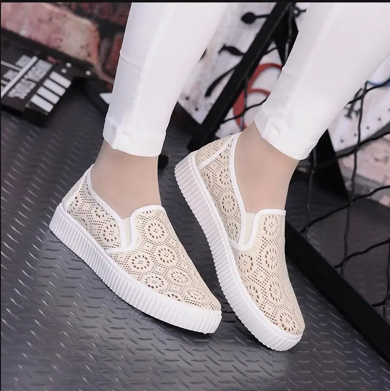 Goede = 2018 Nieuwe Vrouwen Licht Sneakers Zomer Ademend Mesh Vrouwelijke Goedkope Casual Schoenen Dame Wandelen Outdoor Sport Comfortabele