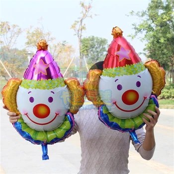 

50pcs lovely clown balloon patati patata aluminum foil balloon child happy birthday party decoration kids gift toy 70*63cmSC13