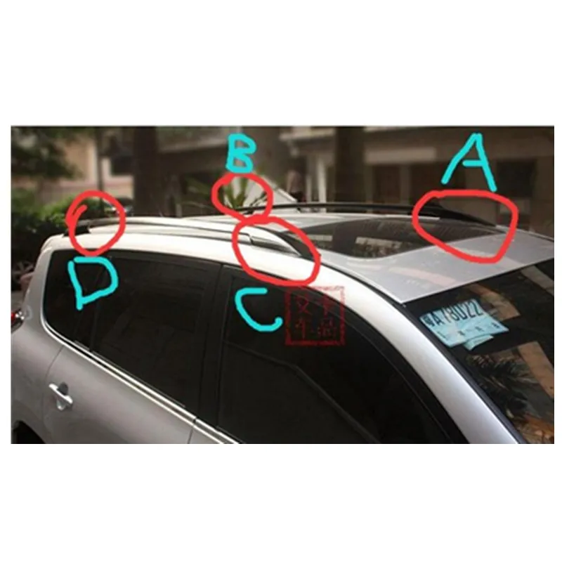 Для Toyota RAV4 2007 2008 2009 2010 2011 2012 рейка на крышу с винтами багажная крышка | Автомобили и
