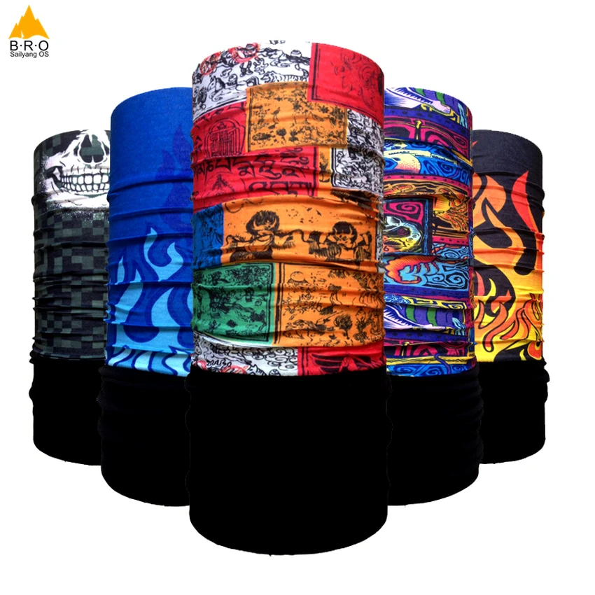 

Men Women Cycling Bandanas Winter Headwear Pirate Scarf Magic Windproof Face Mask Summer Bicycle Neck Warmer Cycling Cap Hat