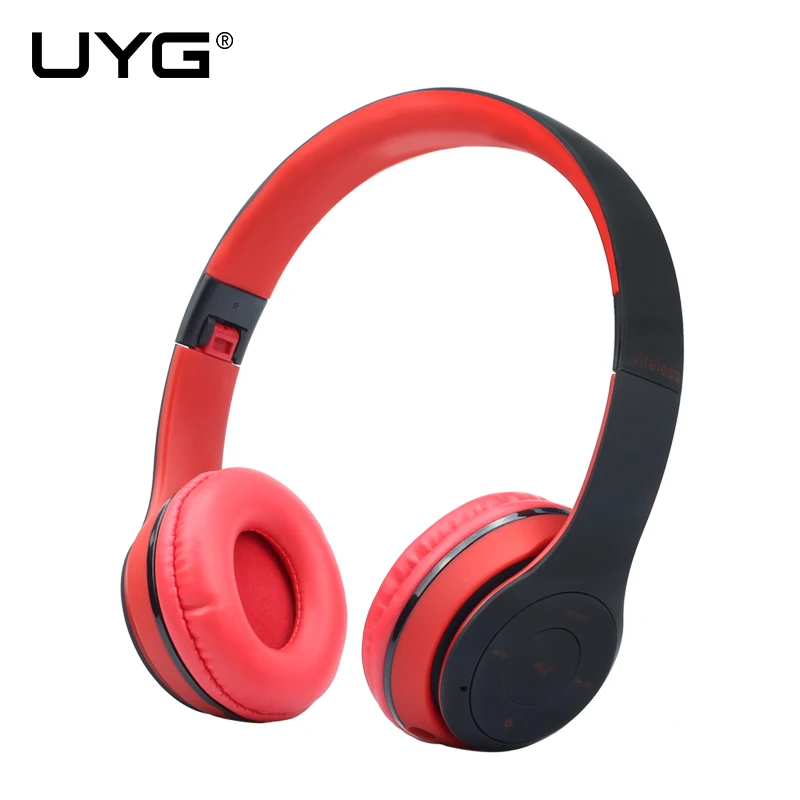 

UYG Bluetooth Headphones Wireless Headsets with Microphone Support TF Card FM Radio MP3 player for iPhone Samsung Mobile Phone