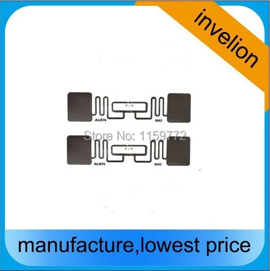Дальний марафон rfid секундомерная микросхема bib-tag/пассивный alien 9662 Чип UHF rfid наклейки 840-960 МГц