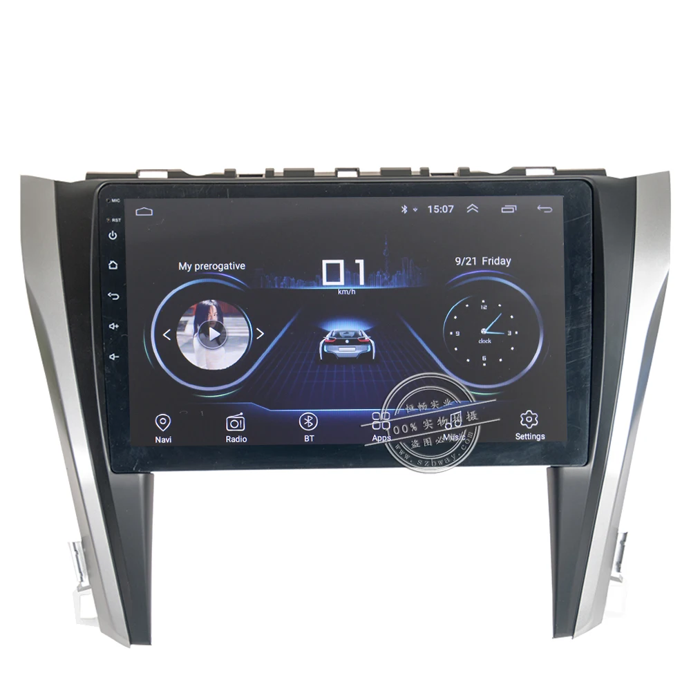 Top HANG XIAN 10.1" Quadcore Android 8.1 Car radio stereo for Toyota Camry 2015-2017 car dvd player GPS navigation car audio WIFI 12