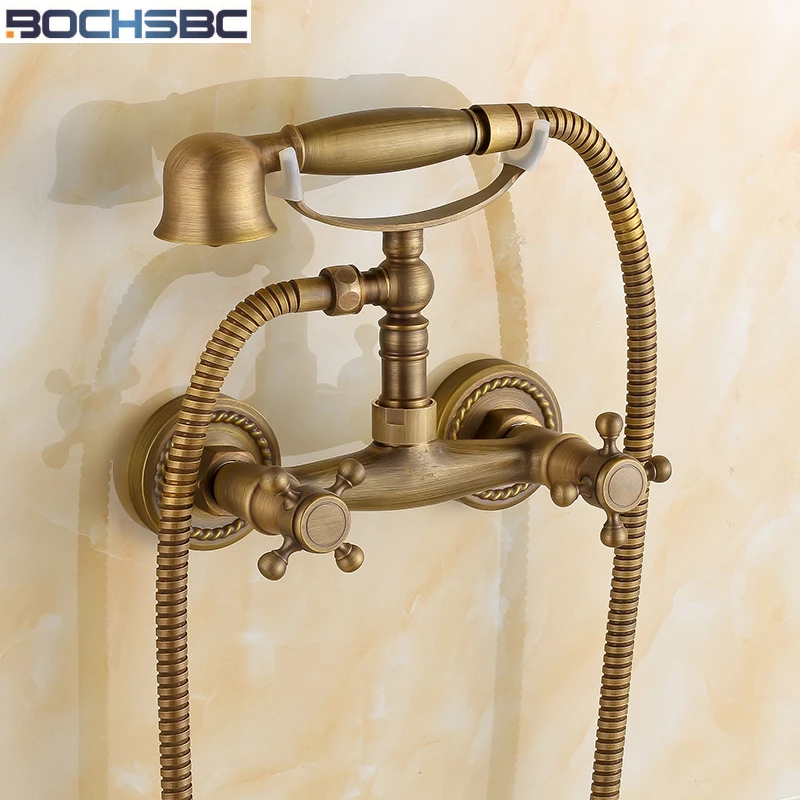 BOCHSBC Wall Mount Shower Set Vintage Euro Style Sanitary Ware Shower