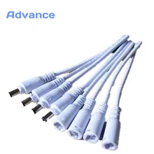Adapter DC Connector 5.5*2.1mm Male / Female Connector 12V DC Power Plug Male Connector 5.5X2.1mm With Cord Cable For 5050 3528