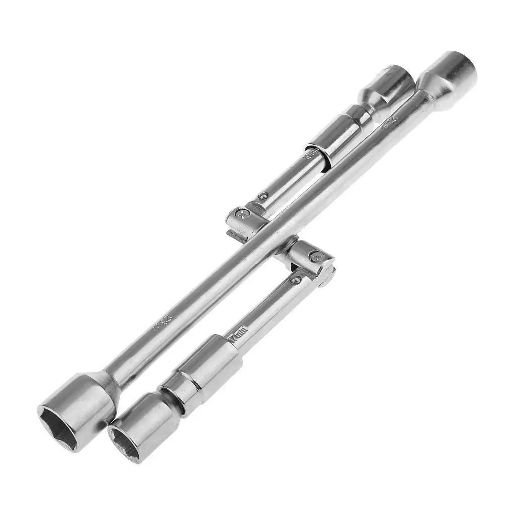 Drop shipping) 17mm 19mm 21mm 23mm 4-Way Car Wheel Lug Nut Socket Wrench Spanner Hand Tool