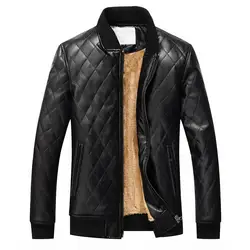 2017 горячие для мужчин теплые кожаные куртки мотоциклетная куртка ветровка пальто бесплатная доставка