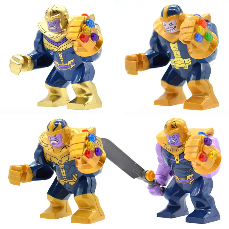 

Wholesale 20pcs/lot Big Thanos with Infinity Gauntlet Super Villains Infinity War Building Blocks Bricks Kids Toys D031 XH815