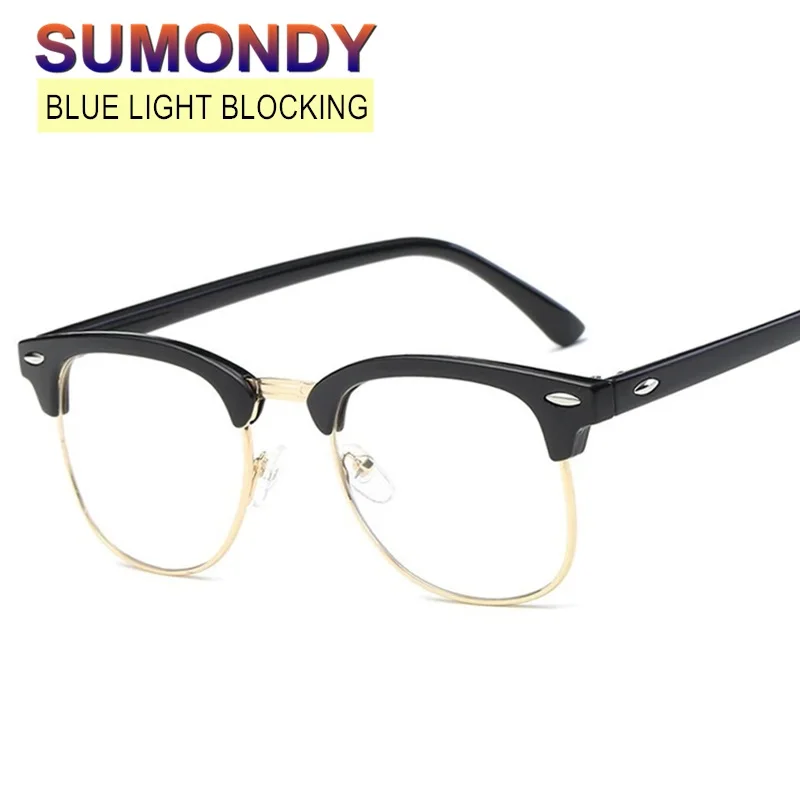 SUMONDY бренд анти Синие лучи компьютерные очки женские мужские модные голубые легкие очки для компьютерных работников очки UF08