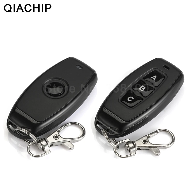 

QIACHIP 433 Mhz RF 1CH 3 CH Remote Controls or 433Mhz Universal Wireless Remote Control Switch DC 12V 1CH Relay Receiver Module