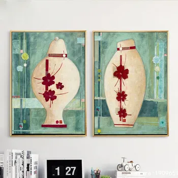 

cotton no frame pastoral vase still life canvas printings oil painting printed on cotton home wall art decoration pictures