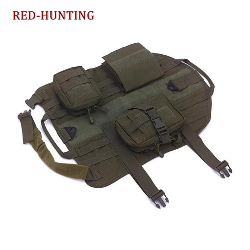 Billig Armee Taktische Hund Westen Military Hund Kleidung ausbildung Last Lager Harness SWAT Hund Ausbildung rettungs Molle Weste Harness