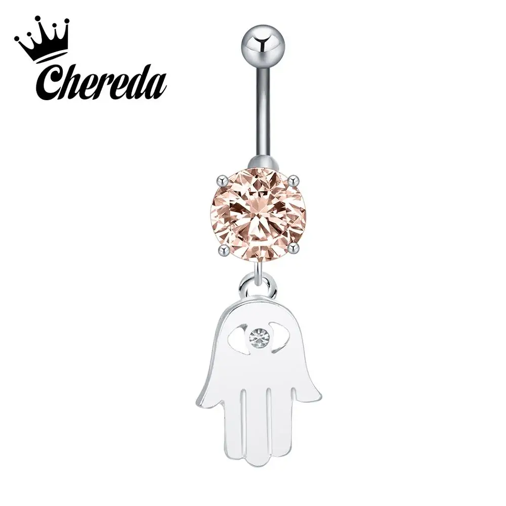 

Chereda Lady Gold Navel Earrings for Belly Button Piercing Rings Stainless Steel Body Jewelry Piercing Gift