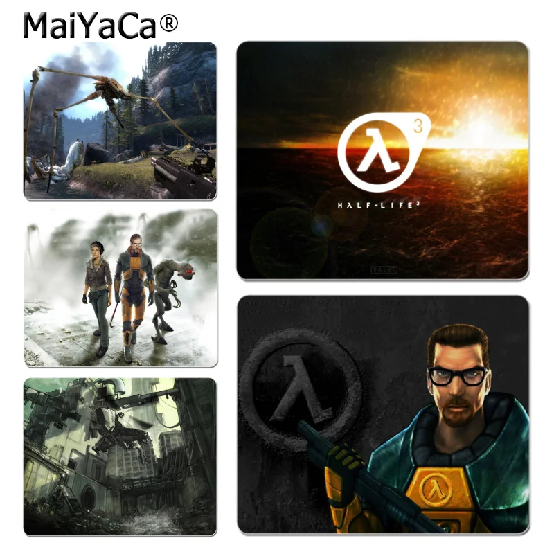 Игровой коврик для мыши MaiYaCa Half Life Game 3 игровые коврики размер 7 08*8 65 дюймов и 9 83*11 4