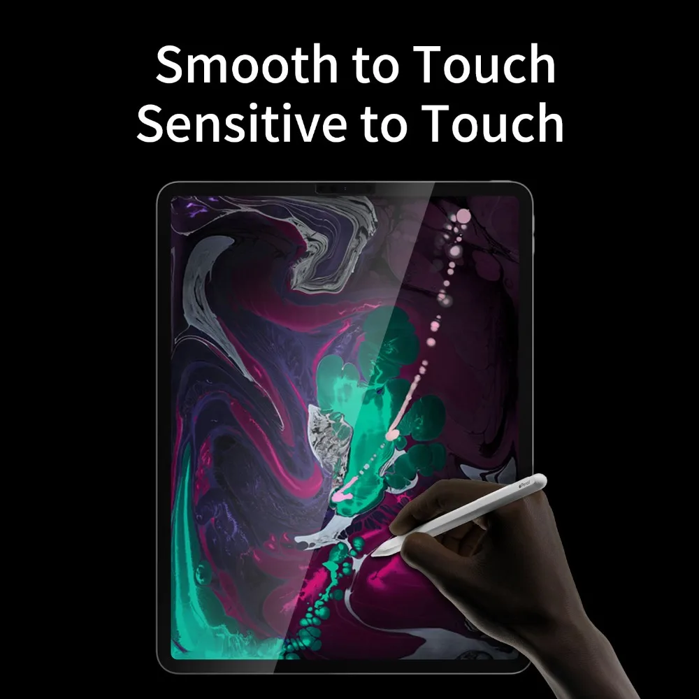 Закаленное стекло для iPad Pro 12 9 2018 11 10 5 7 Защитная пленка экрана синяя светящаяся