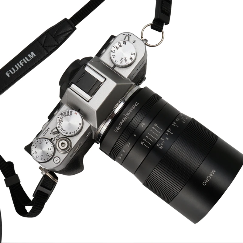 7artisans 60 мм F2. Макрообъектив с 8 1:1 увеличением для Canon EOSM eosd E Fujifilm M43 Nikon Z Mount sony Olympus Lentes