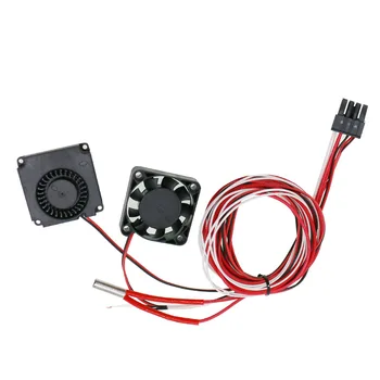 

funssor 1pc 6*20 single-end heating tube heater cartridge 12V/24V40w cooling fan for 3D printer accessories